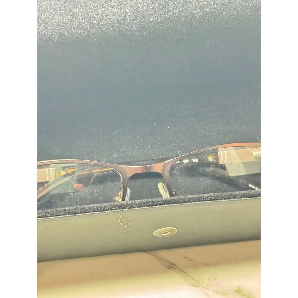 Banana Republic Roman Dark Brown Stainless Steel Rectangular Frames 52-19-140